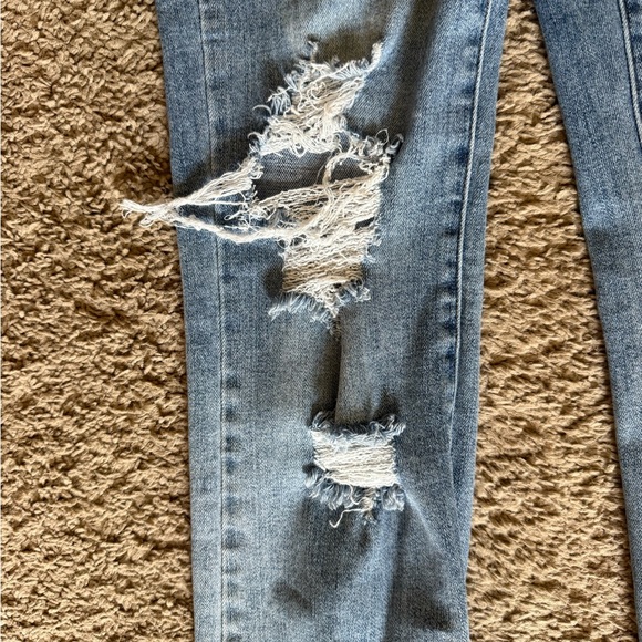 Judy Blue distressed boot cut Jeans size 7/28 - Picture 3 of 4